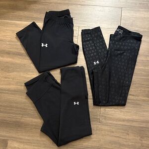 Under Armour Black Women's Performance Leggings Set - 3 Pairs